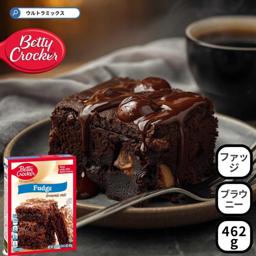 ベティクロッカー ファッジブラウニーミックス462g ブラウニーミックス チョコレートケーキミックス ガトーショコラ チョコケーキ ミックス粉