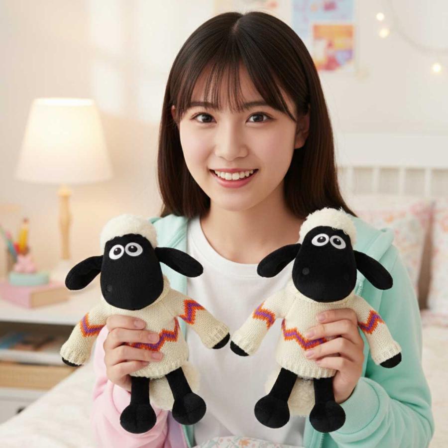 nici（ニキ） ひつじのショーン ぬいぐるみ 大きい STS ショーン 30