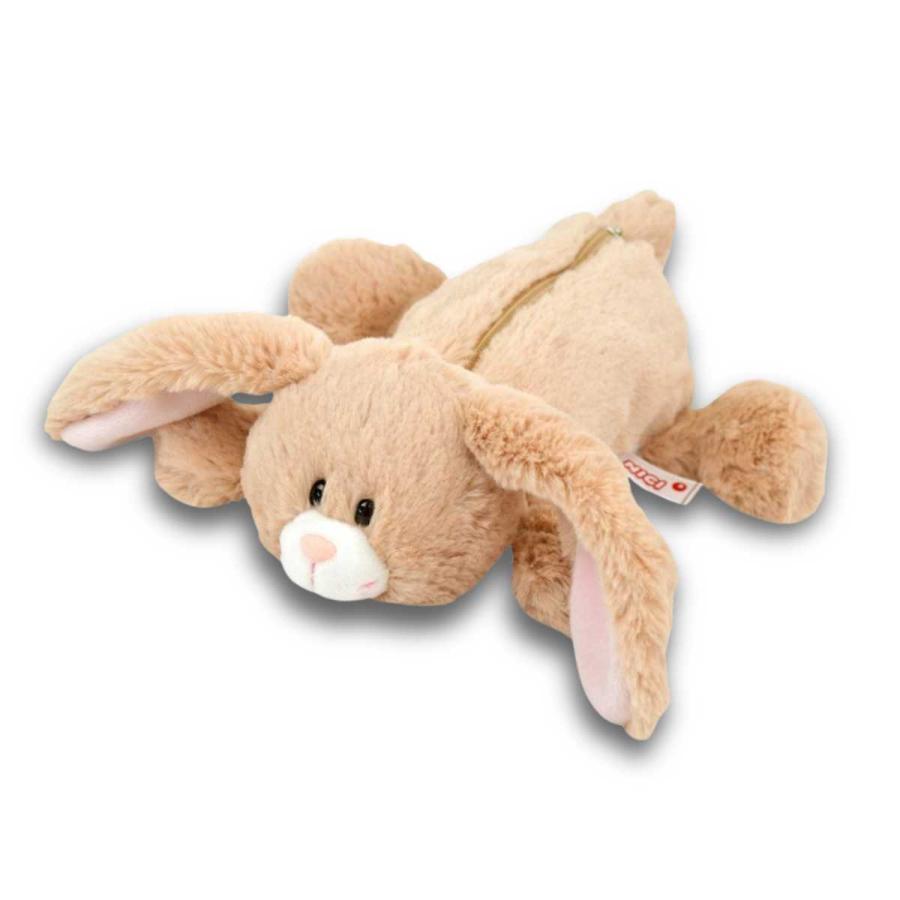 nici（ニキ） 公式正規品 ふわもふ タレミミウサギ フィギュアポーチ