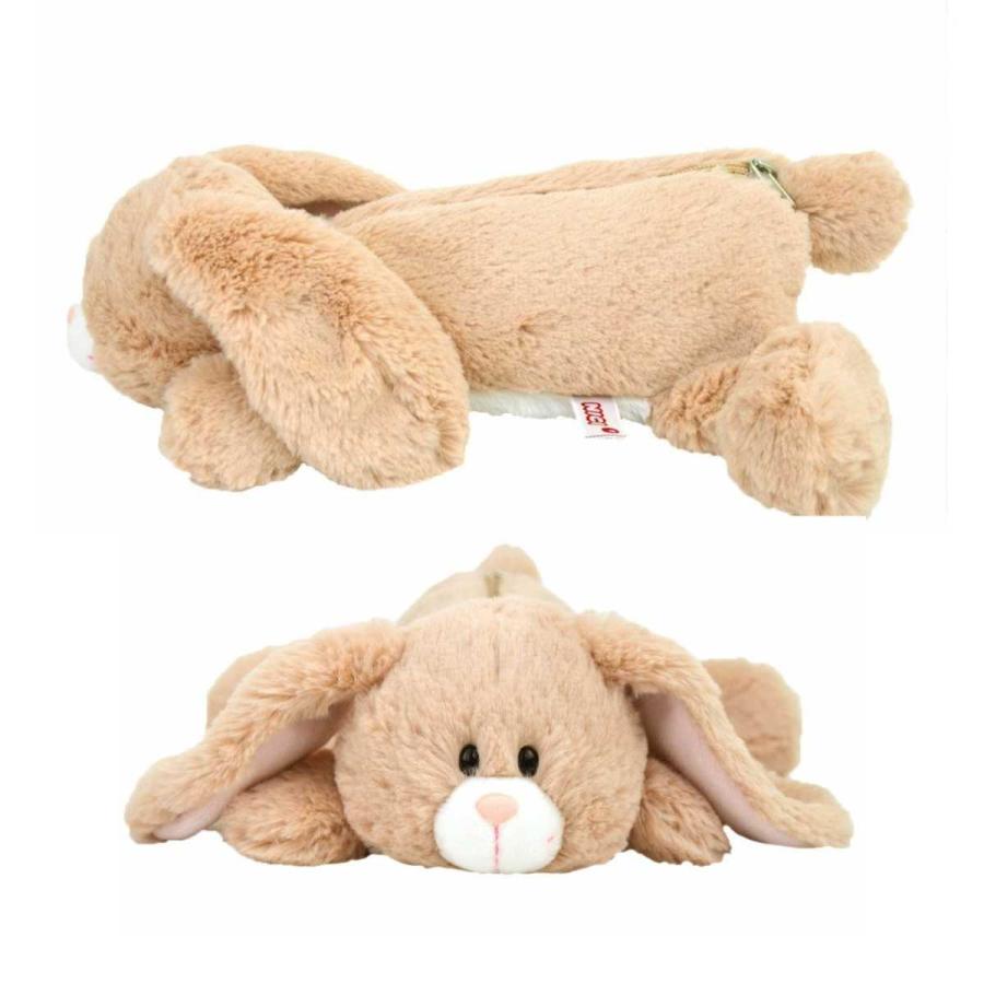 nici（ニキ） 公式正規品 ふわもふ タレミミウサギ フィギュアポーチ