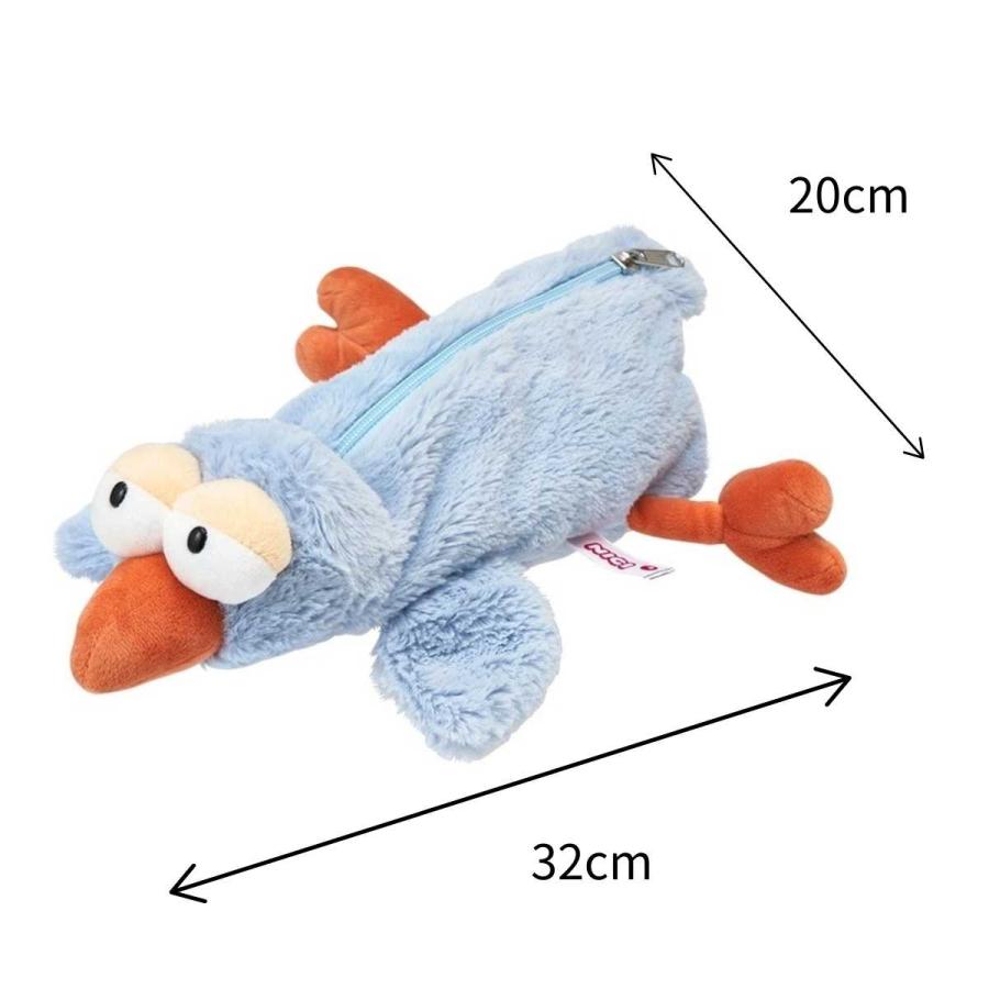 nici（ニキ） 公式正規品 ふわもふ ハチドリ フィギュアポーチ 大容量