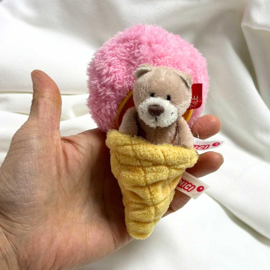 nici（ニキ） キーホルダー ぬいぐるみ BB ビーンバッグ 正規品 アイス