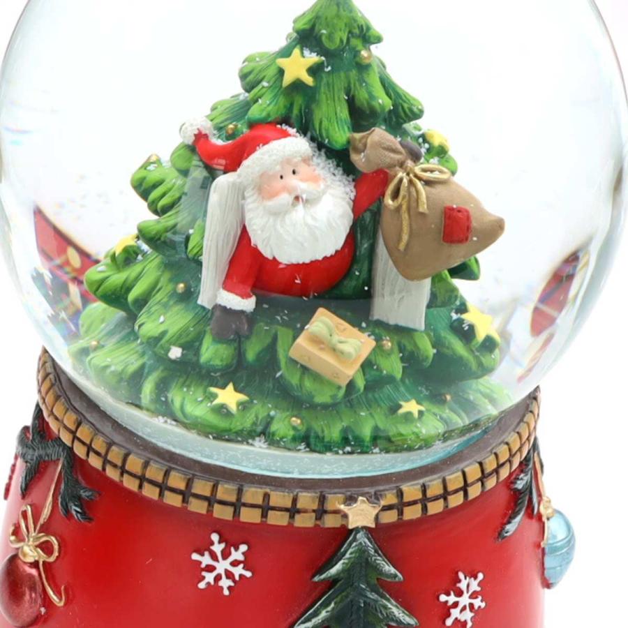 スノードーム・オルゴールサンタ・スノーマン・ツリー   サンタクロース　GUO-SD166-B 北欧　クリスマス 飾り ギフト　贈り物　おもちゃ　玩具｜ultramix｜05
