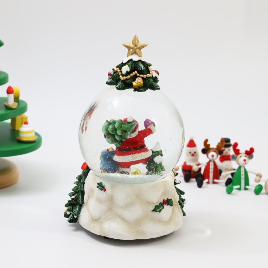 スノードーム オルゴール サンタa クリスマスツリー サンタとスノーマン サンタクロース 北欧 クリスマス 飾り ウルトラミックス ヤフー店 通販 Yahoo ショッピング