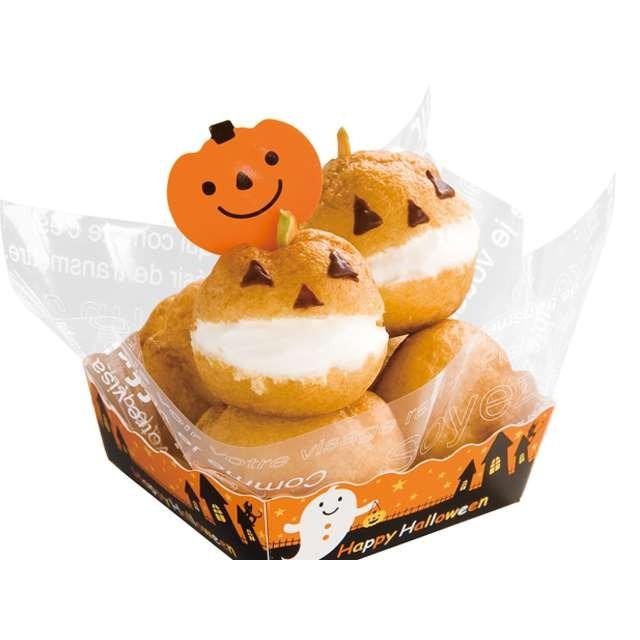 ハロウィン かぼちゃケーキピック （100枚セット） 業務用 プロ用