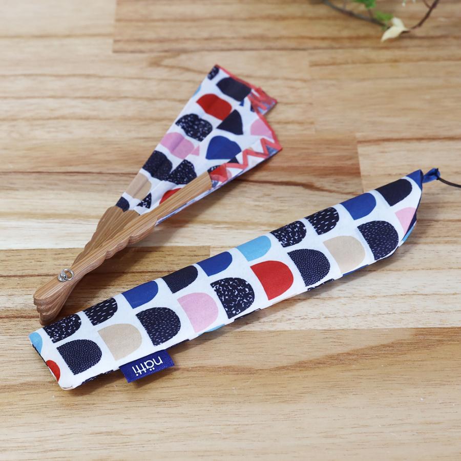 ナッティ 扇子 せんす 袋付き カバー付き Natti Sensu 21 KOYAMA