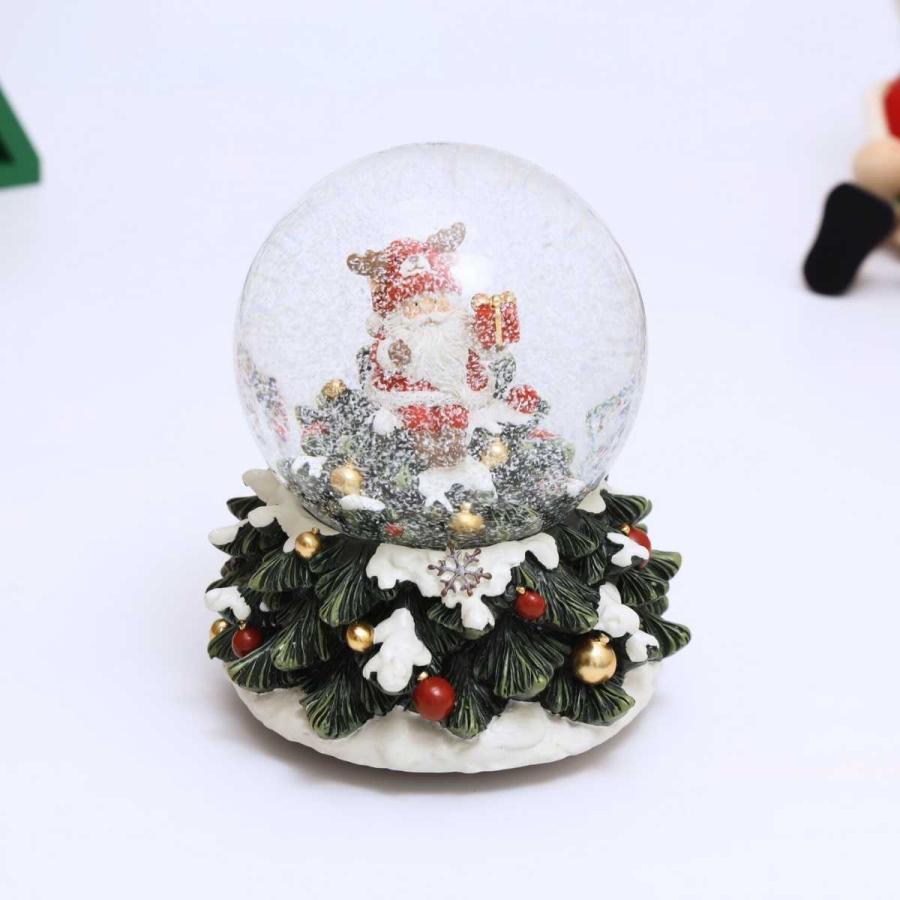 スノードーム クリスマス オルゴール サンタ・ソリ サンタ・トナカイ