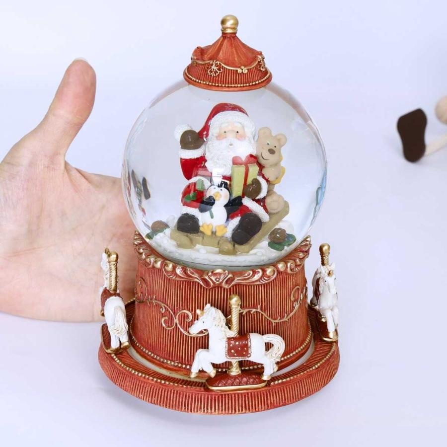 スノードーム クリスマス オルゴール スノードーム・ミュージック LED