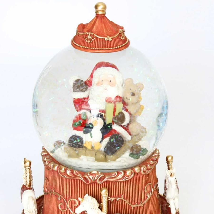 スノードーム クリスマス オルゴール スノードーム・ミュージック LED