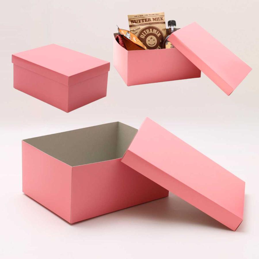 カラー ギフトボックス 130×260×120cm TA-3P 10枚入り 紙製 ピンク
