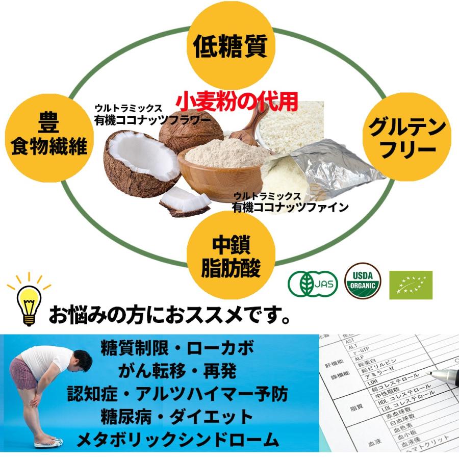 ULTRAMIX ☆訳ありお値下げ☆ ウルトラミックス 有機ココナッツ