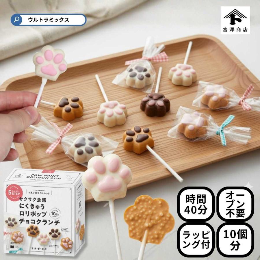 【ぬいちゃん】手作りお菓子セット 富澤商店 バレンタイン 手作り お菓子 キット 人気 2色のうさくま
