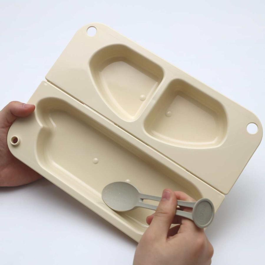 A未）アウトドア 折りたたみ ランチプレート 皿 2WAY アウトドア食器