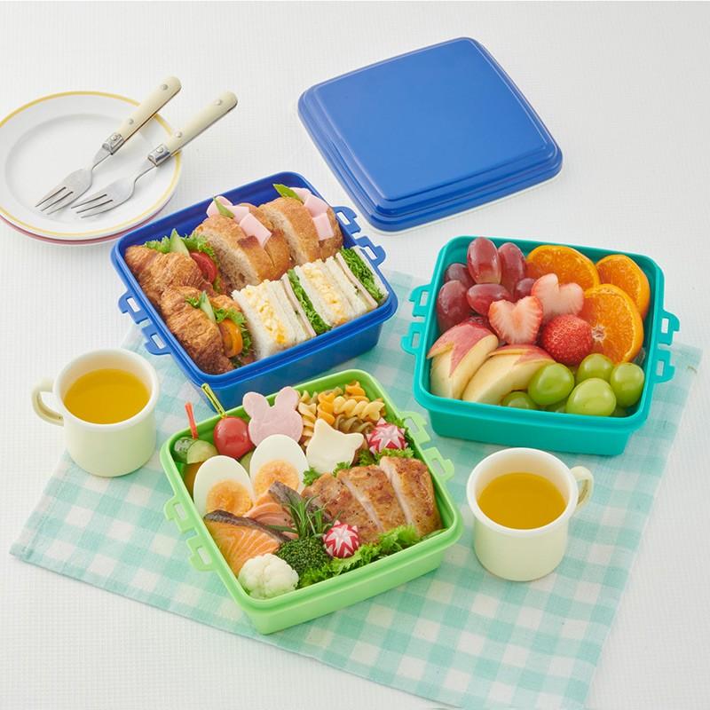 重ねて収納可能なピクニックランチボックスピクニックランチボックス 2