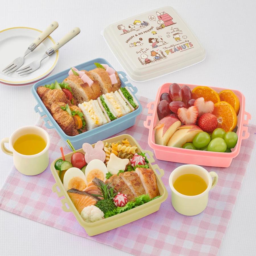 お弁当箱 ピクニック スヌーピー ＆ フレンズ 重ねて収納できる ランチ