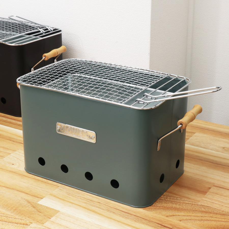 SLOWER バーベキューコンロセット 2〜4人用 スクエア SLOWER バーベキューコンロセット 2〜4人用 スクエア