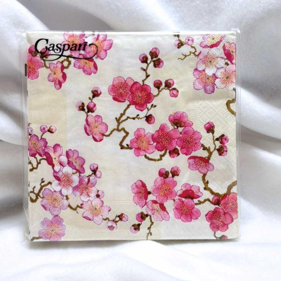 紙ナプキン 桜 サクラ おしゃれ ピンク 10枚入り 33×33cm 大判 厚手