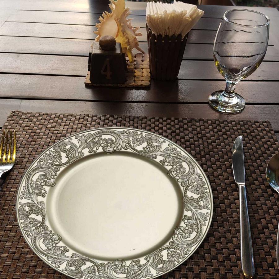 アンダープレート 敷皿 SCHON+チャージャープレート 直径33cm バロック