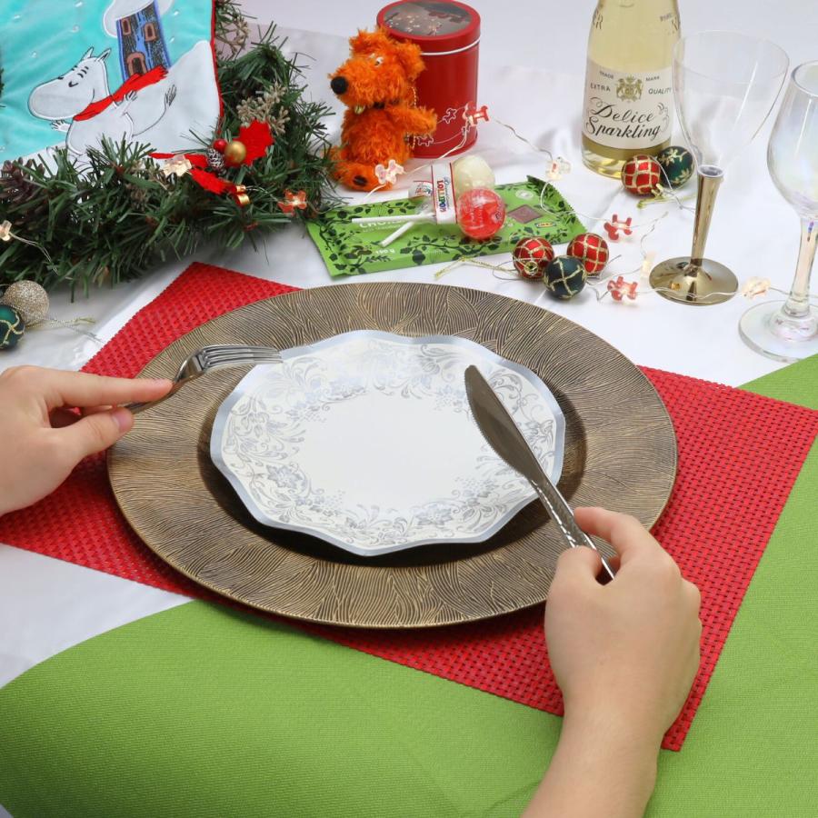 SCHON+チャージャープレート 直径33cm リーフウエイブ クラシック