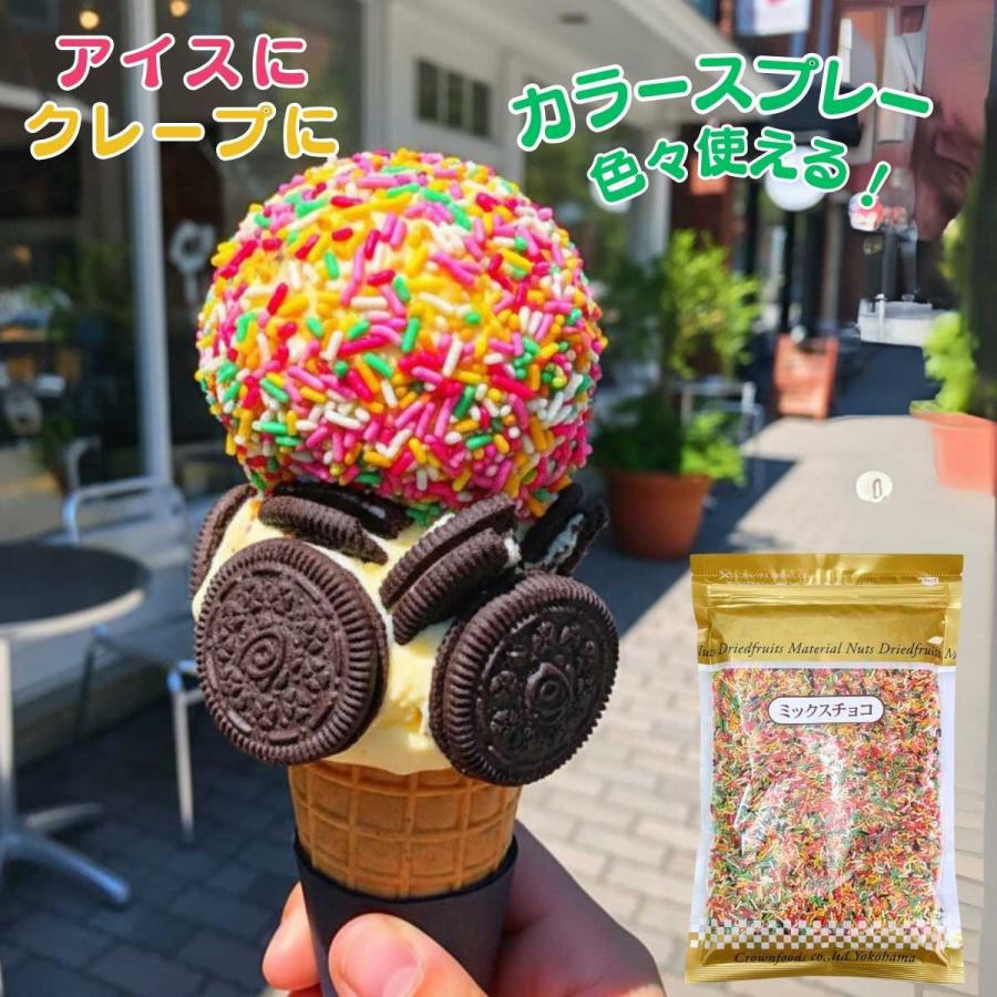 カラースプレー チョコ 業務用 ミックスチョコ 500g × 2袋セット 1Kg