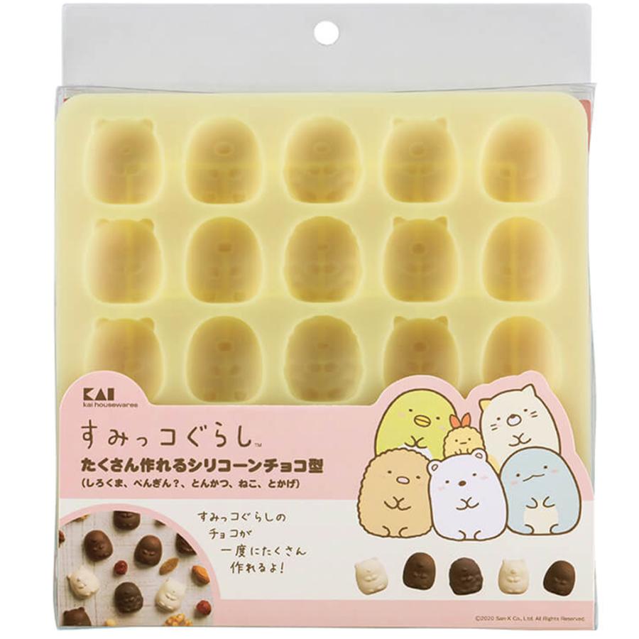 貝印 シリコーン チョコ型 すみっコぐらし DN0504 KAI チョコ型 チョコ