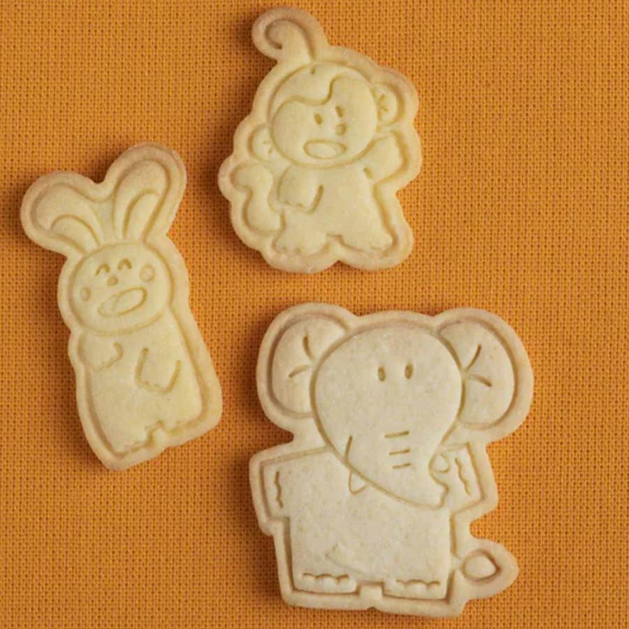 貝印 たべっ子どうぶつ クッキー抜き型 セット お菓子型 らいおんくん