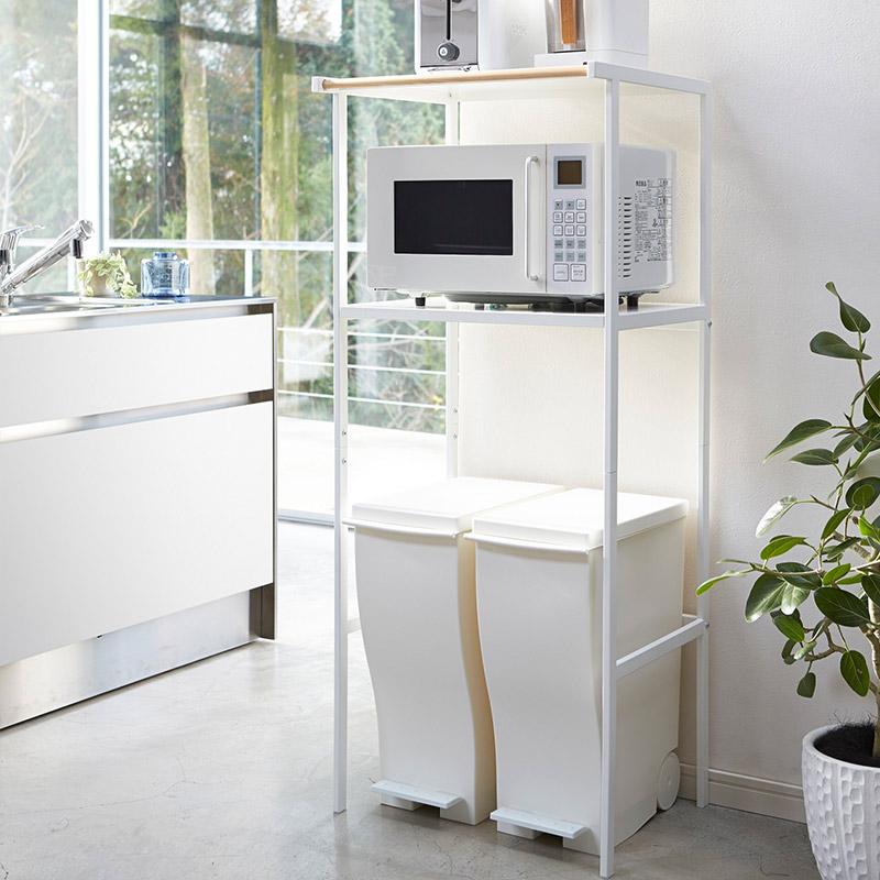 tower ゴミ箱上ラック タワー ホワイト / ブラック タワー（TOWER