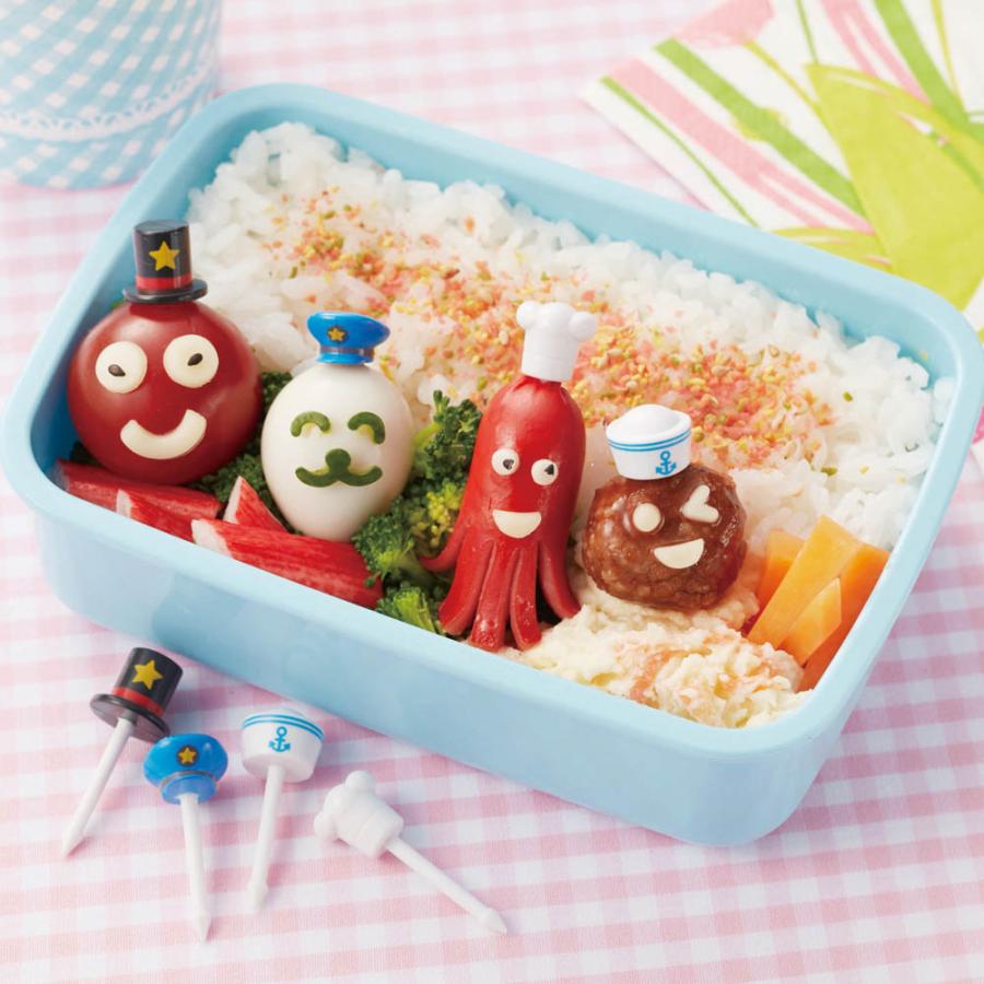TORUNE（トルネ） お弁当 ピック キャラクター 帽子 はたらくぼうし