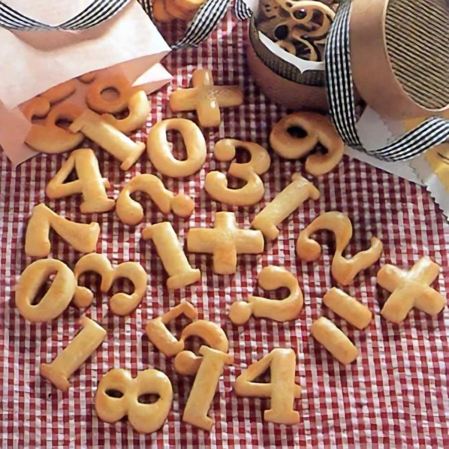 タイガークラウン クッキー 型 抜き型 フィガ（数字）13 大きな