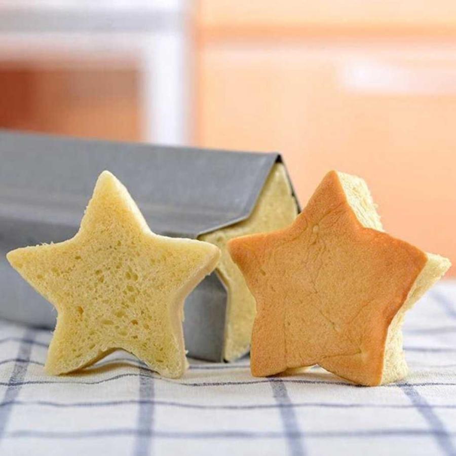 タイガークラウン 筒型のパン焼き型 パン 焼き型 ハート スター