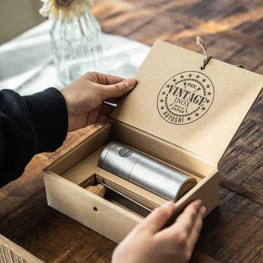 VINTAGE INOX（ヴィンテージイノックス） コーヒーミル 手動 持ち運び