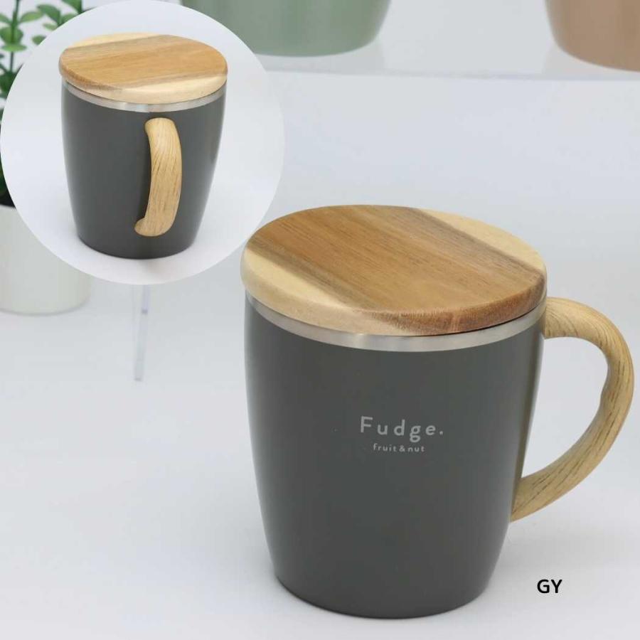 サブヒロモリ タンブラー 蓋付き ファッジ ウッディ ステンレスサーモ