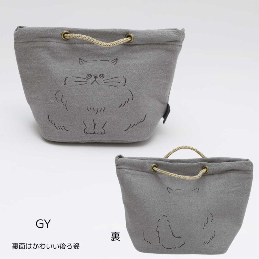 サブヒロモリ お弁当袋 お弁当入れ にゃお 保冷 手さげ おにぎりポーチ