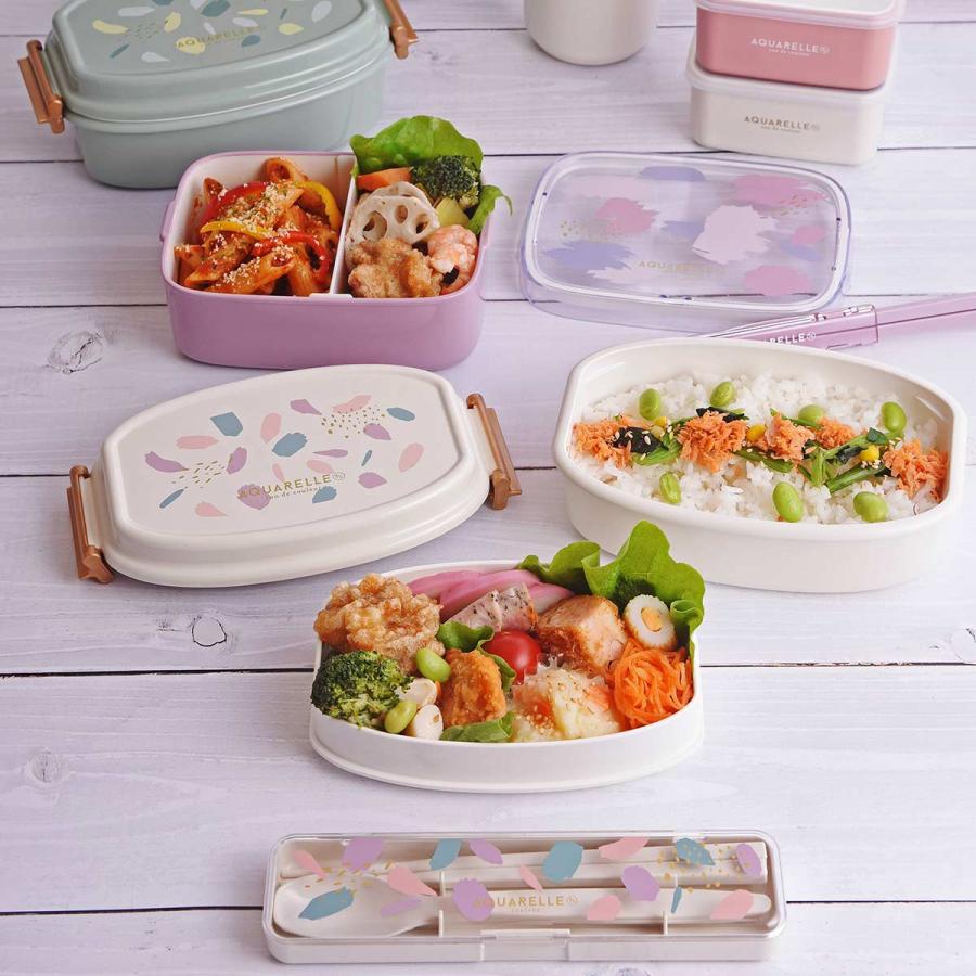 サブヒロモリ お弁当用 箸 箸箱 スプーン アクアレール 抗菌コンビ