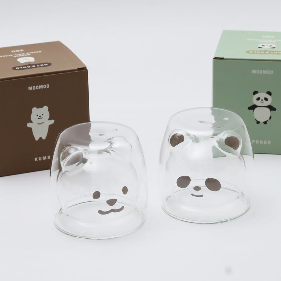 サブヒロモリ ムームー ダブルウォールグラス ちょこくま だいふく