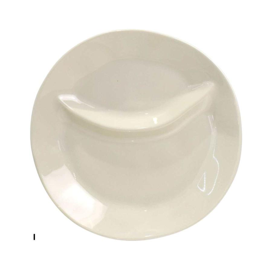 サブヒロモリ 食器 樹脂 樹脂食器 スピラ 仕切りプレート 直26.8cm