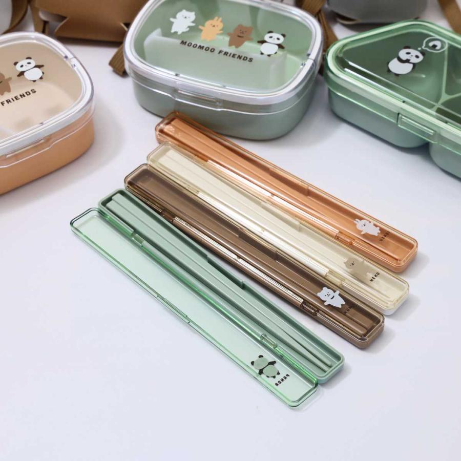 サブヒロモリ 箸 箸ケース 箸箱 お弁当カトラリー ムームー 抗菌箸