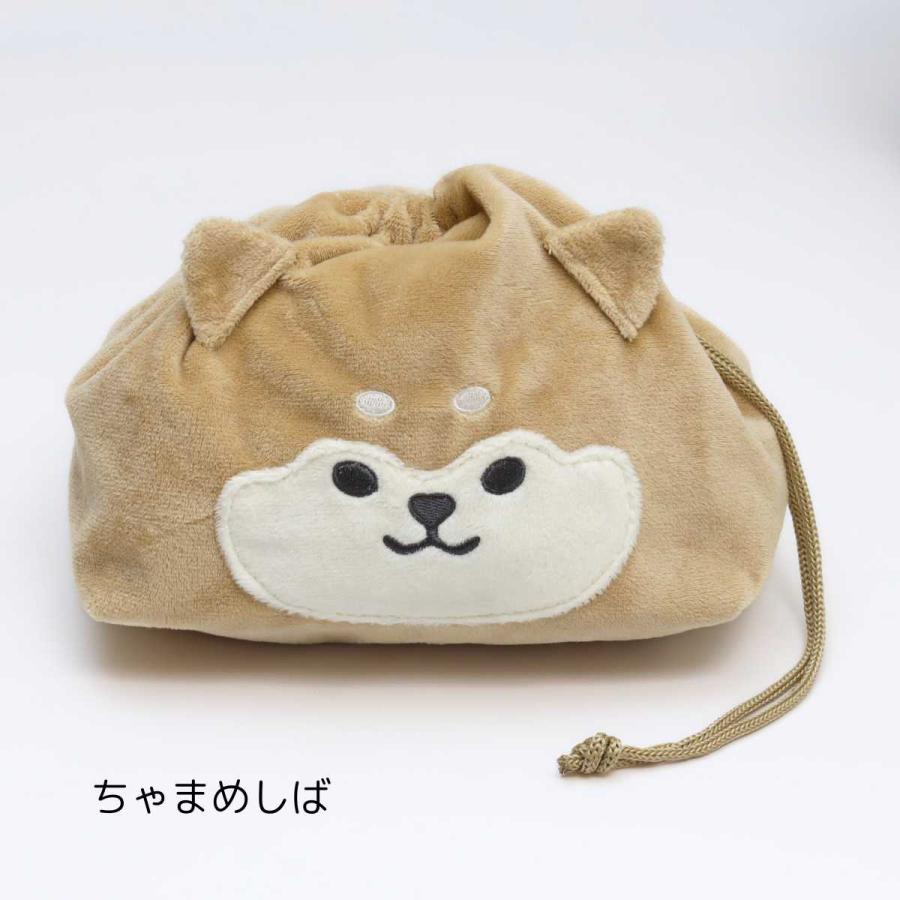 サブヒロモリ お弁当袋 お弁当入れ ムームー フェイス巾着 くろまめし
