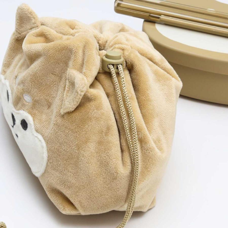 サブヒロモリ お弁当袋 お弁当入れ ムームー フェイス巾着 くろまめし