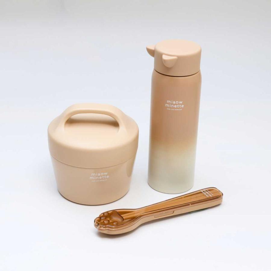 サブヒロモリ 弁当箱 お弁当箱 女子 にゃお 2WAY サーモキャリー