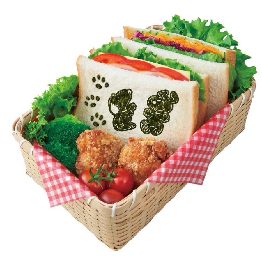 のりあーと みんなのスヌーピー SNOOPY おにぎり用 カットのり キャラ