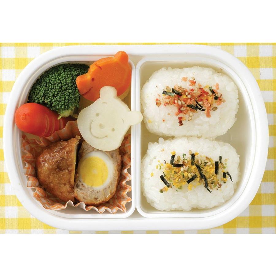 ディズニーくまのプーさんわくわく・かわいい顔の野菜抜き型 キャラ弁