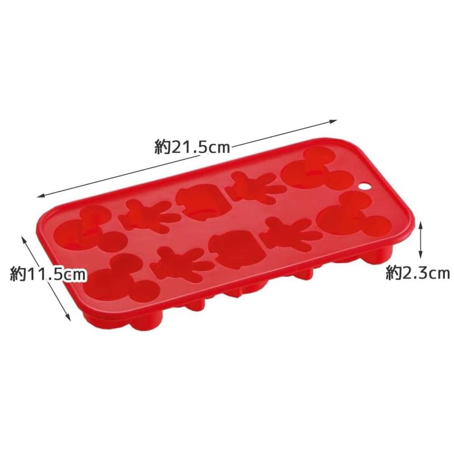 スケーター ディズニー Disney ミッキーマウス シリコントレー 製氷皿