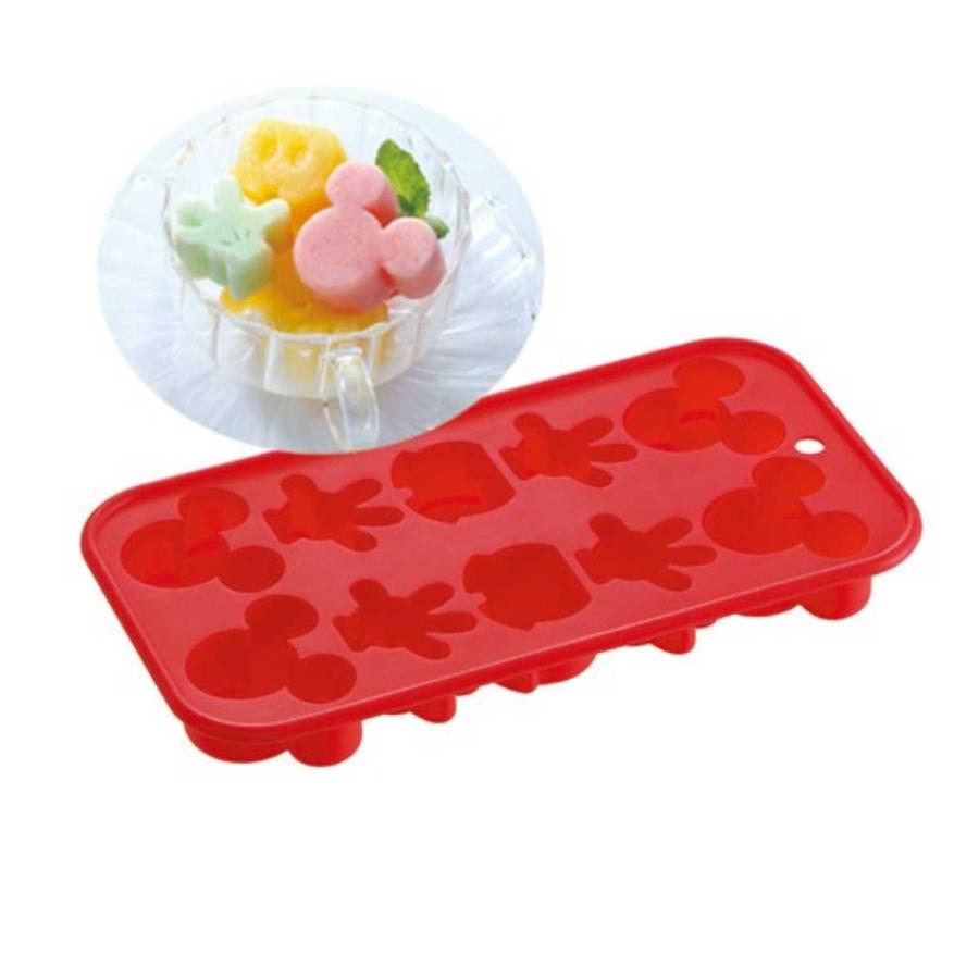 スケーター ディズニー Disney ミッキーマウス シリコントレー 製氷皿