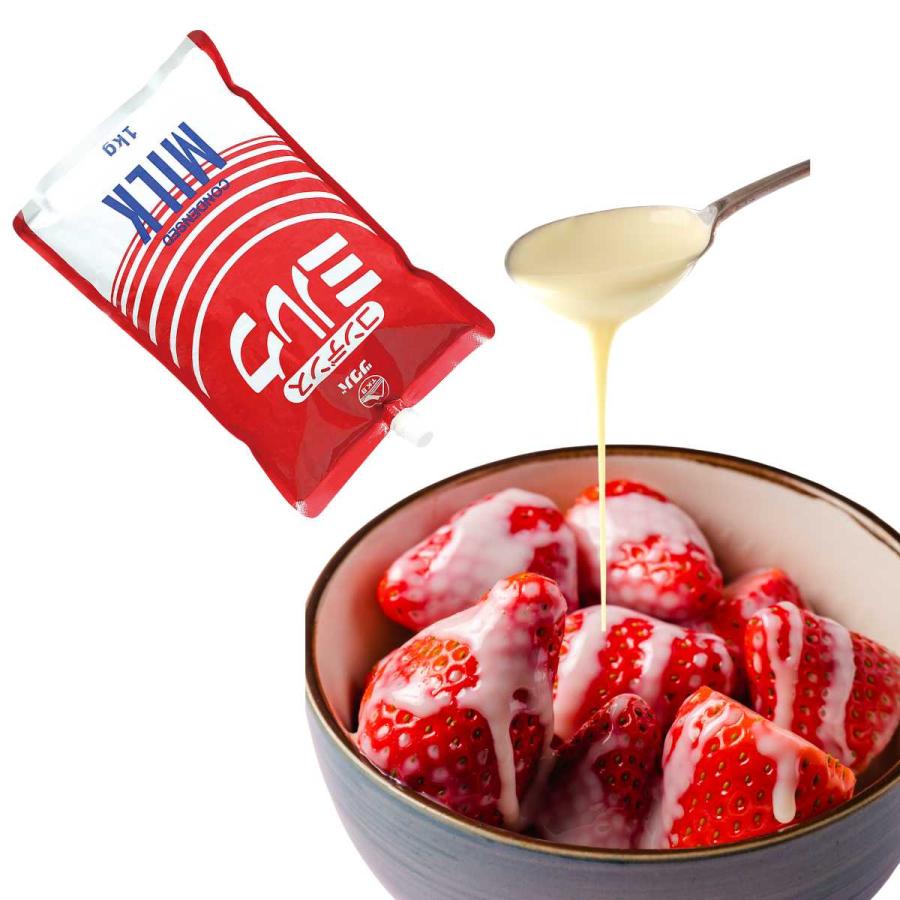 野田ハニー 筑波乳業 ツクバ コンデンスミルク (スパウトパウチ入) 1kg