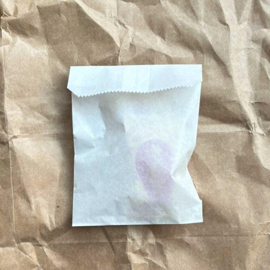 昭和レトロ ミニ 紙袋 ラッピング 純白8号 80×115mm 15枚入り 白