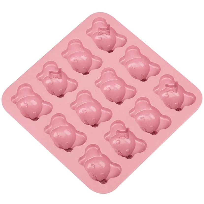 シリコン型 ぞうさんシリコーンプチケーキ チ ョコ型 スイートクロス