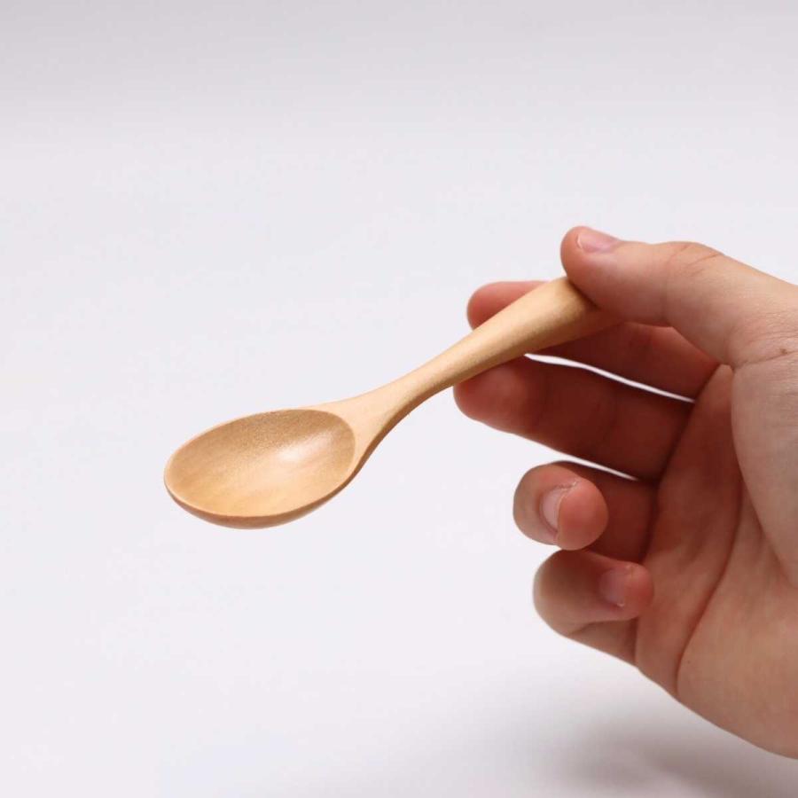 カフェシエスタ ミニスプーン 木製スプーン ミニ 小さい 木製 天然木