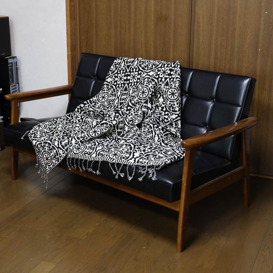 東谷 ☆お値下げ中☆ インド綿 ブランケット キリム ラグ W180×H130