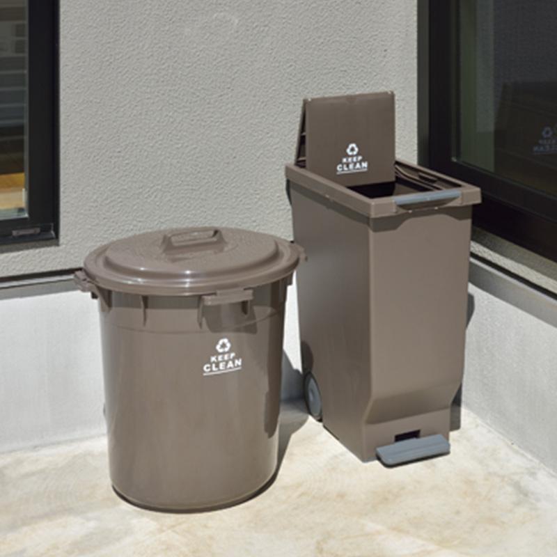東谷 ラウンドペール45L ゴミ箱 ダストボックス おしゃれ ごみ箱 円形